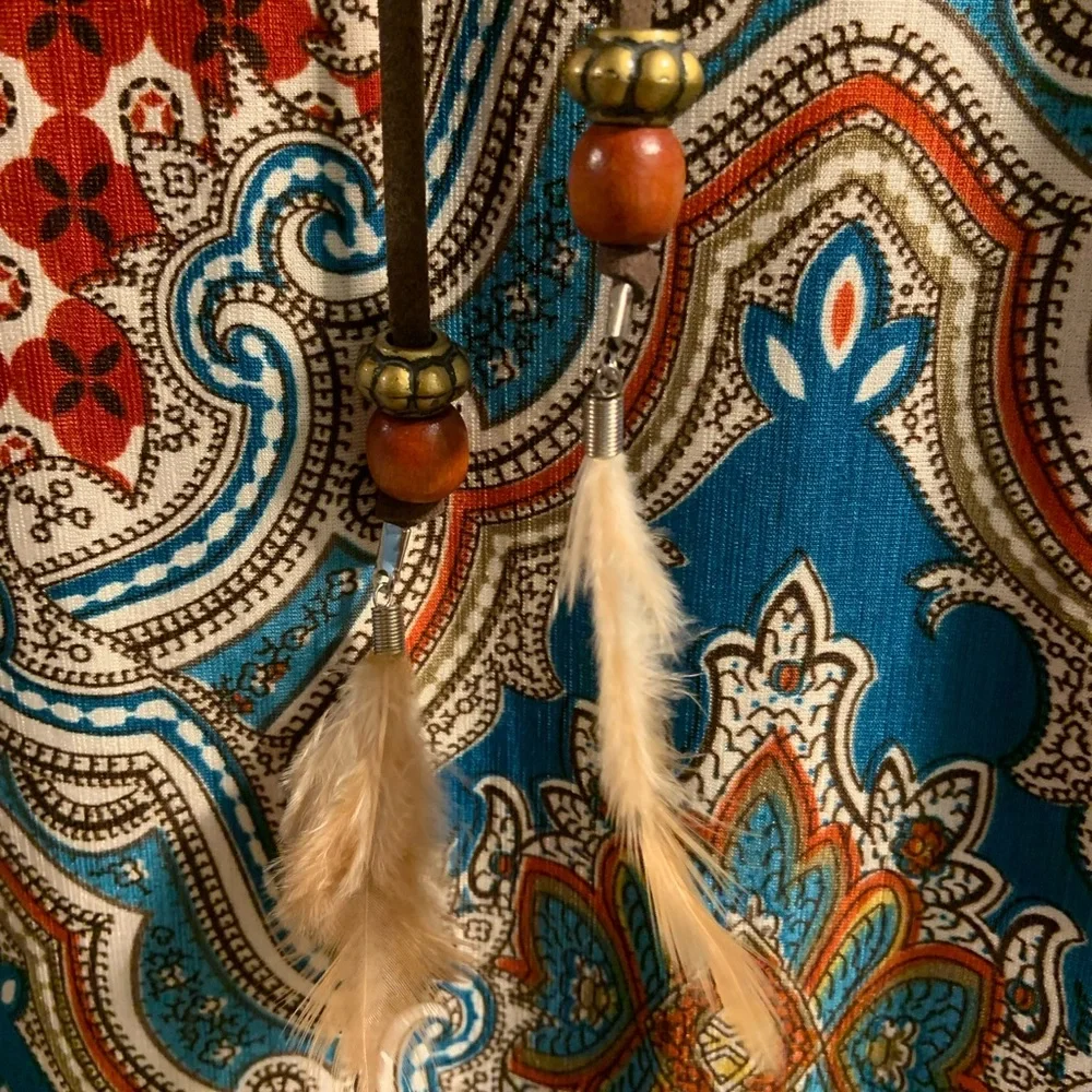 Fancy Nancy Bohemian Western Dress Women’s Medium Long Sleeved - Picture 3 of 11